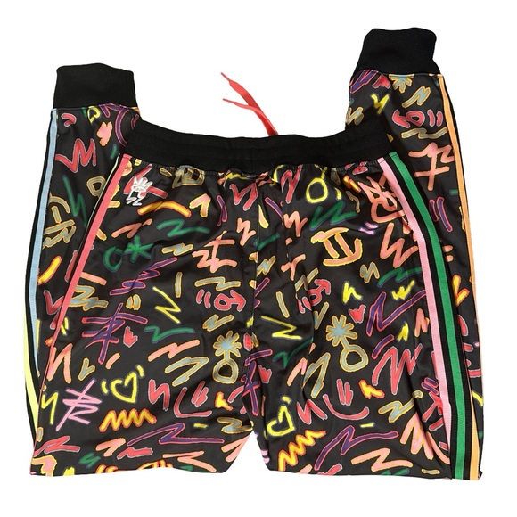 Adidas LoveUnites Unisex’s Graphic Joggers by Kris Andrew Small - Picture 6 of 10